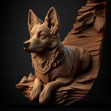 3D model Nagazi dog (STL)